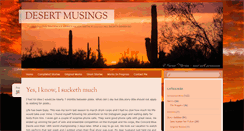 Desktop Screenshot of desertmusings.net